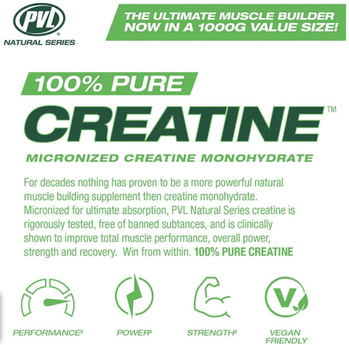PVL Creatine Monohydrate 1000g