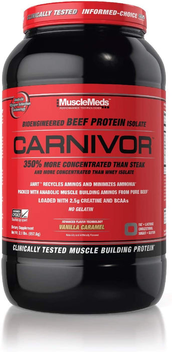 Muscle Meds Carnivor Beef Protein Isolate Powder  2lb