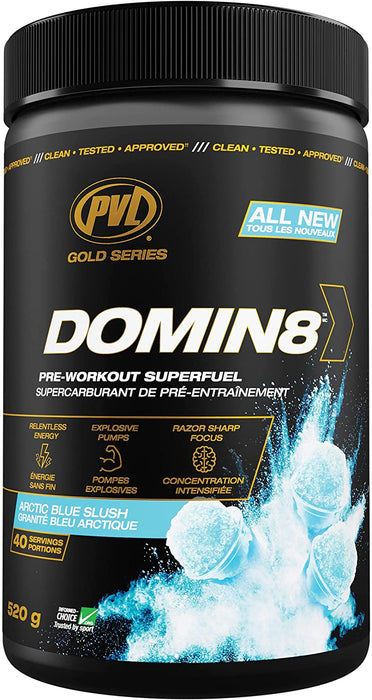 PVL Gold Series Domin8, 520 Grams / 40 Servings