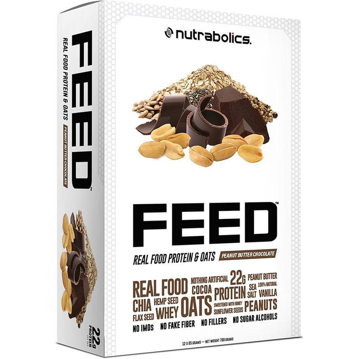 Nutrabolics Feed Bar Whey or Vegan Single