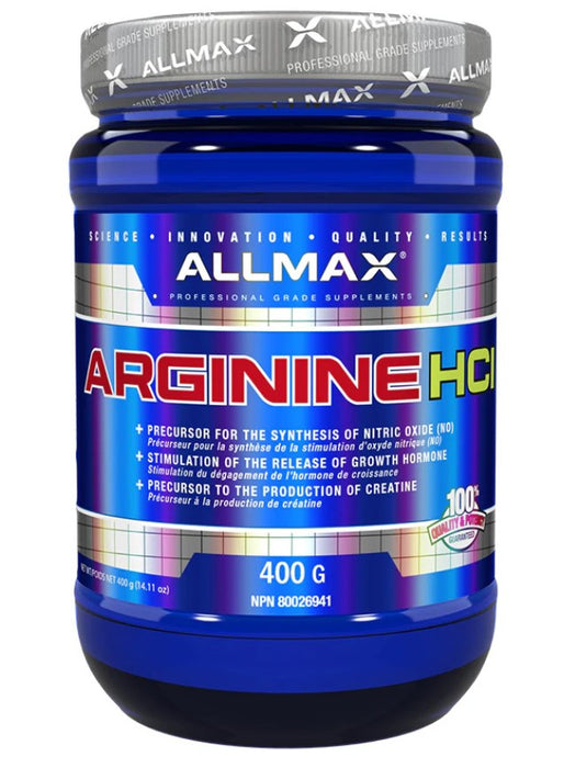 Allmax Nutrition Arginine, 400 Grams / 80 Servings