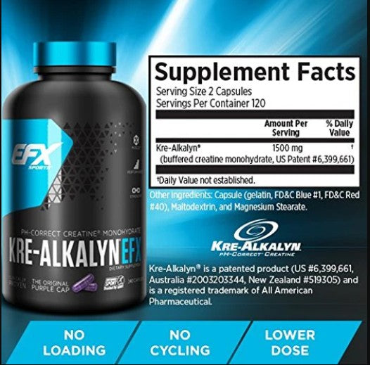 EFX Kre-Alkalyn 120 caps