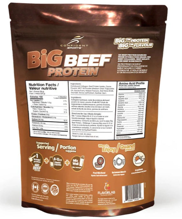 Confident Sports Big Beef Protein 907g
