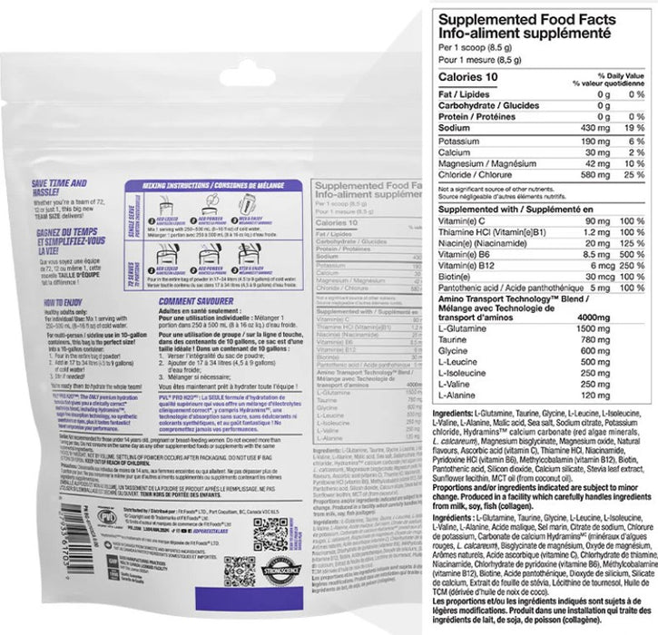 PVL PROH20 ( 72 servings)