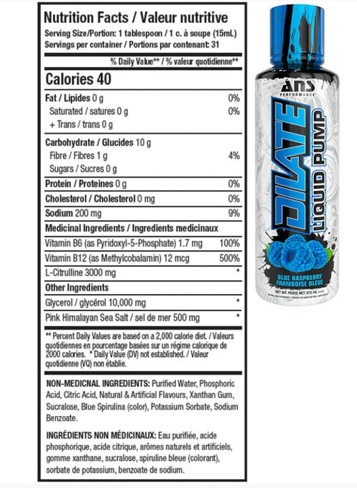ANS Dilate 16oz (31 Servings)