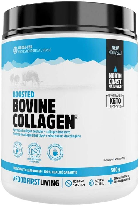 North Coast Naturals Boosted Bovine Collagen 250g - 500g