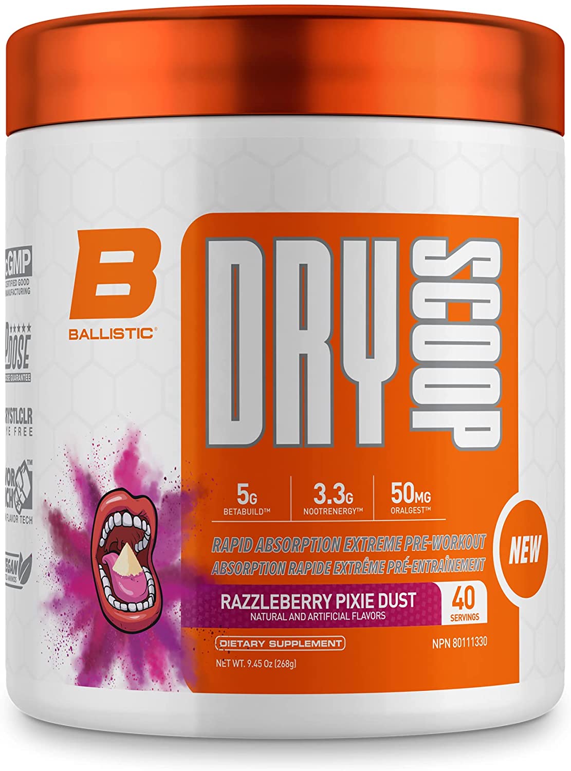 Ballistic Labs Dry Scoop — Popeye's Supplements Kelowna