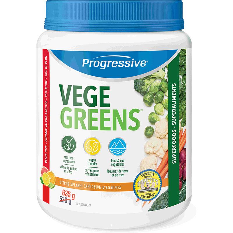 Progressive Vege Greens 610g635g — Popeye's Supplements Kelowna